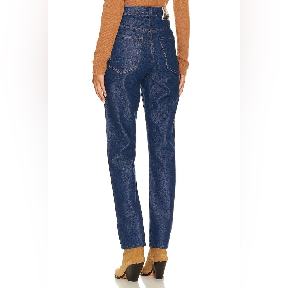 MOTHER Denim SNACKS The Pin Up Tippy Top Sweet Tooth Hover Blue Jeans 27 4 6 NWT - Picture 15 of 16